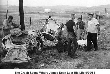 James Dean crash